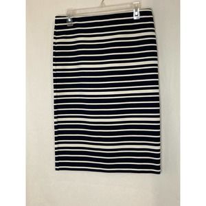 Loft Womens Knit Skirt Striped Size‎ Medium